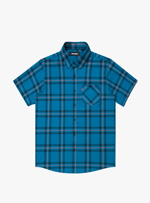 Plutus Half Shirts - Blue