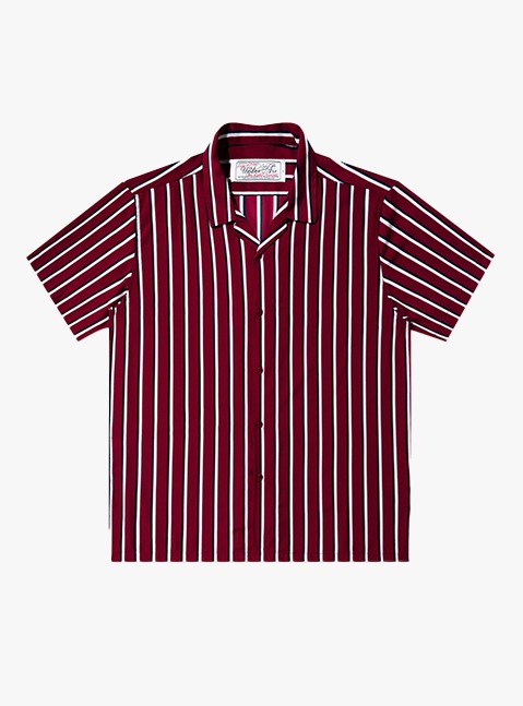 Frantz Half Shirts - Burgundy